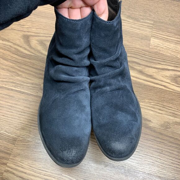 Josef Seibel Daphne 50 Bootie Navy Blue Jeans Suede Heel Womens Size 40 / 9 - Picture 7 of 12